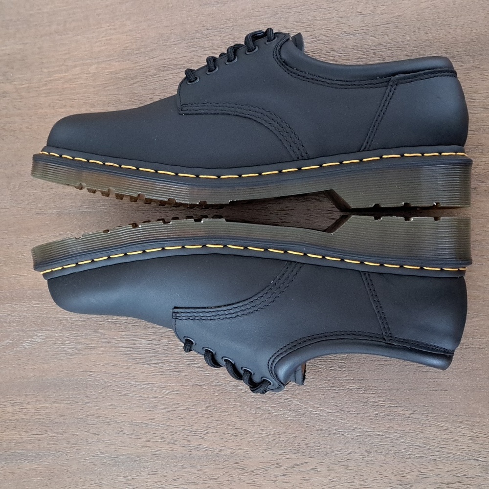 Dr. Martens 8053 Leather Platform Casual Shoes - Color: Black - Size: 11 - Picture 7 of 9